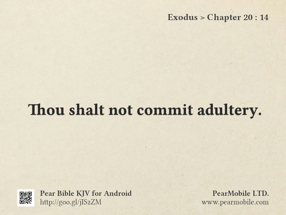 Exodus, Chapter 20:14